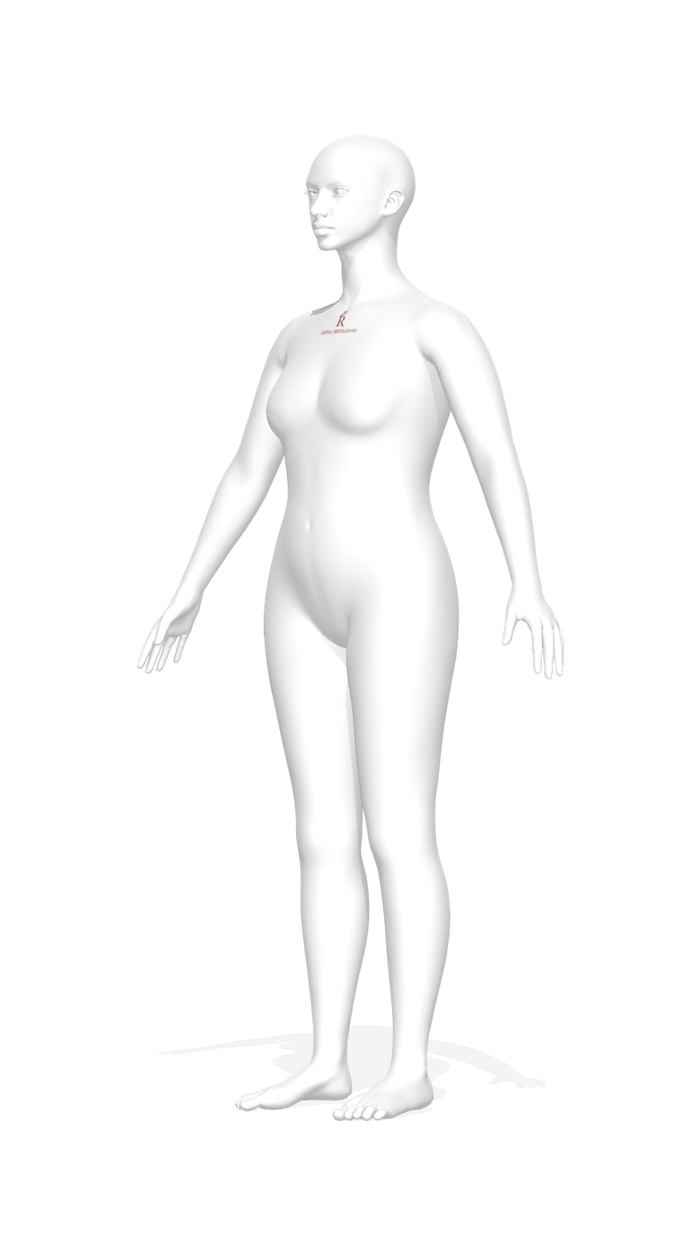 3D аватар манекена Моника