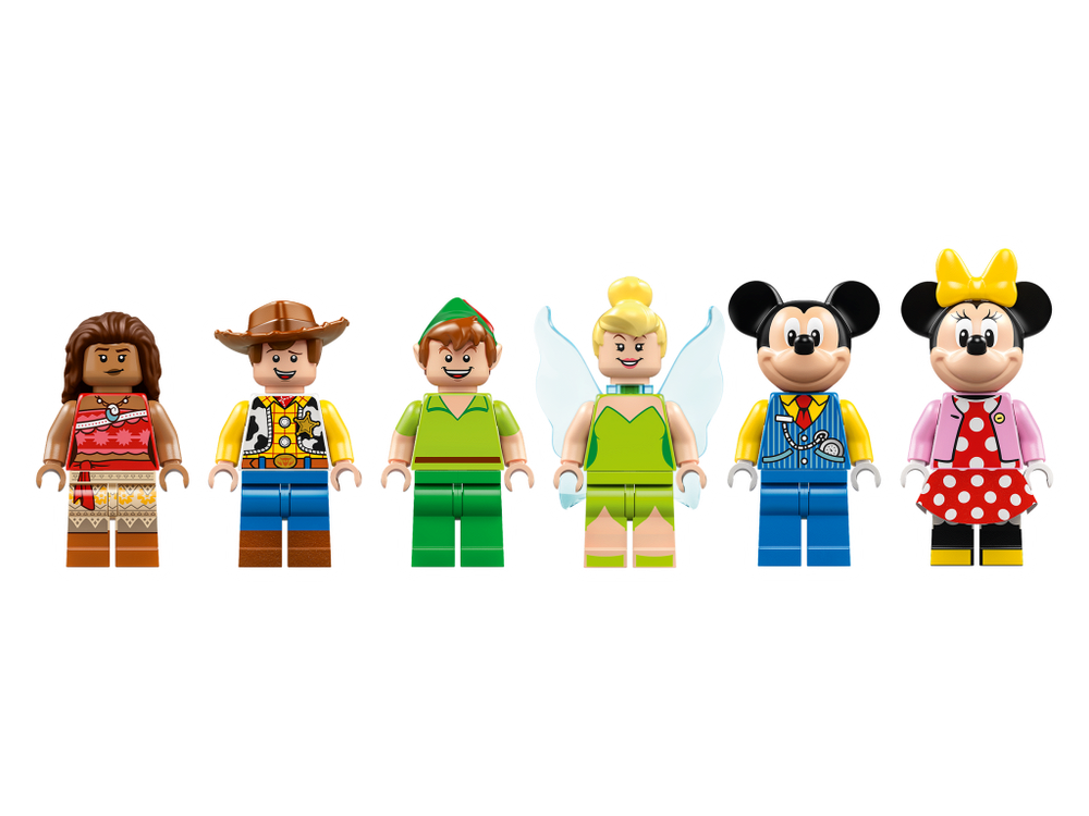 LEGO Disney 43212 «Праздничный поезд Диснея» — паровозик с любимыми персонажами