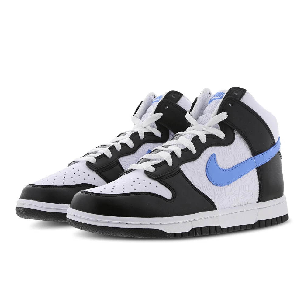 Кроссовки Nike Dunk High Retro Black/White/Blue