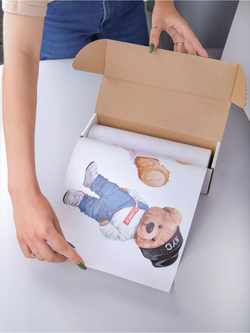 Интерьерные виниловые наклейки большие воздушные шары на стены в детскую, дома, облака, пейзаж