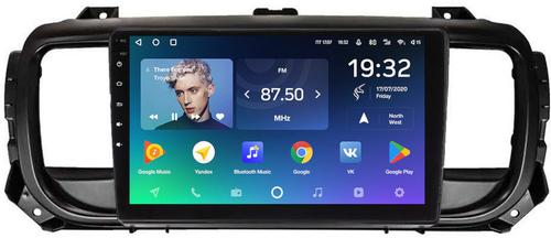 Магнитола для Peugeot Traveller/Expert, Citroen SpaceTourer/Jumpy, Opel Zafira Life/Vivaro - Teyes CC2 PLUS монитор 9" QLED, Android 10, Быстрая, SIM-слот