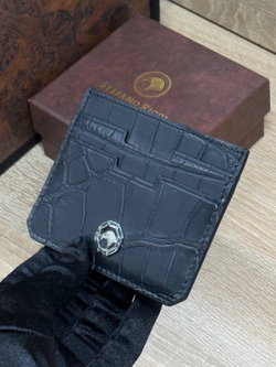 Картхолдер Stefano Ricci из кожи крокодила