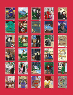 Hachette раскраска по номерам Coloriages mystères -Книга «Гарри Поттер в цифрах: цвета и изображения»