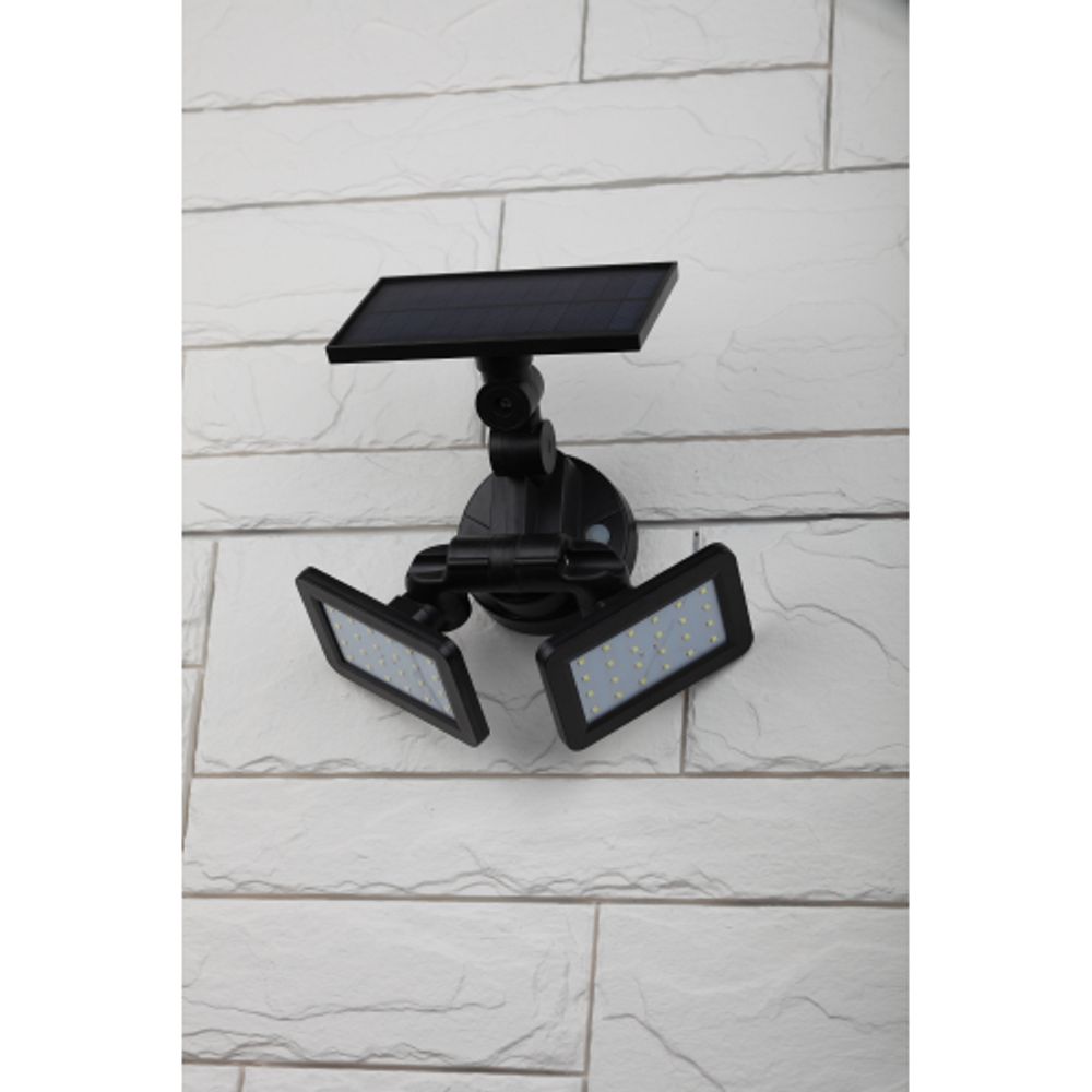 Светильник уличный ЭРА ERAFS020-41 настенный с двумя световыми панелями на солнечной батарее | Садовые фасадные светильники