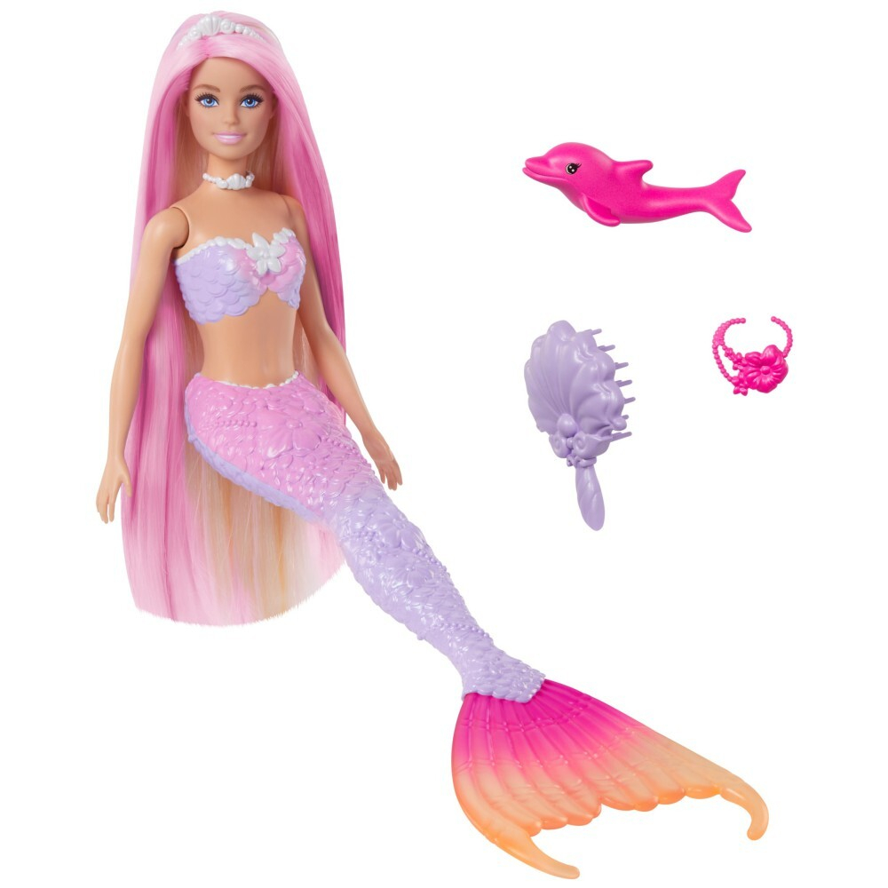 Barbie - Кукла-русалка Малибу с изменением цвета HRP97 / артикул   HRP96 HRP97  / GTIN 194735183630
