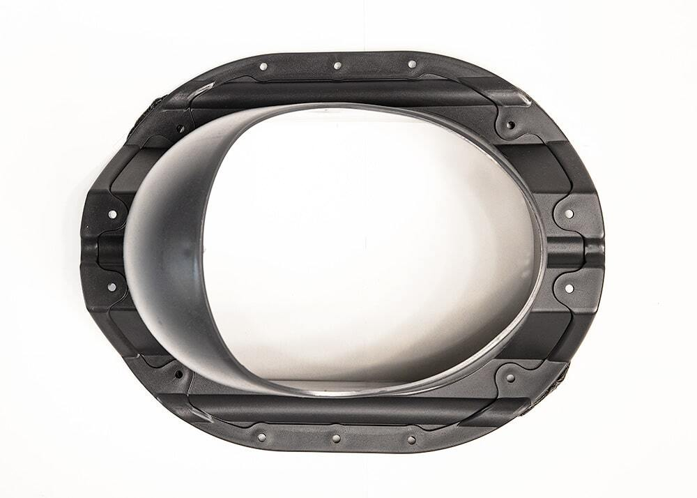 Колпак D160, вент. выход утепленный высотой Н-500, для кровельного профнастила 35мм, серый