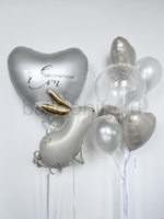 Набор шаров для новорожденного "Зайка золотые ушки", дизайн №2