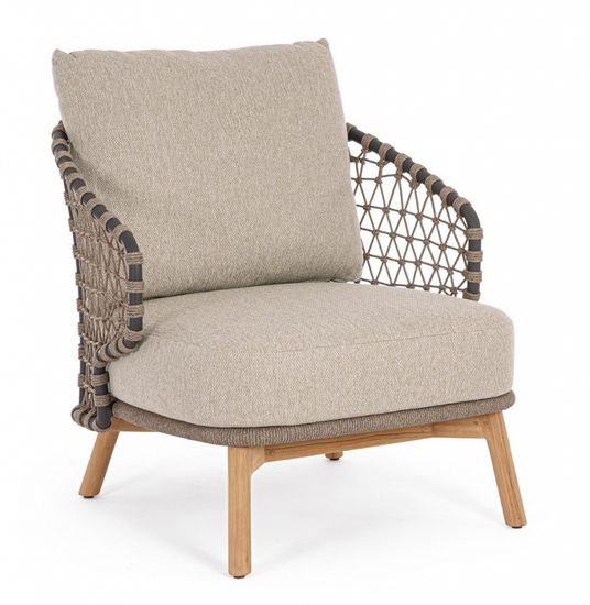 Комплект деревянной плетеной мебели Eularia