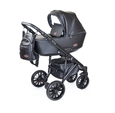 Детская коляска Bruca Style 2 в 1 (Серо-черный)