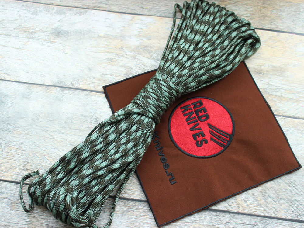 Паракорд 550 трявяной камо (7 жил) RZ Manufacturer PC007 - 1 метр