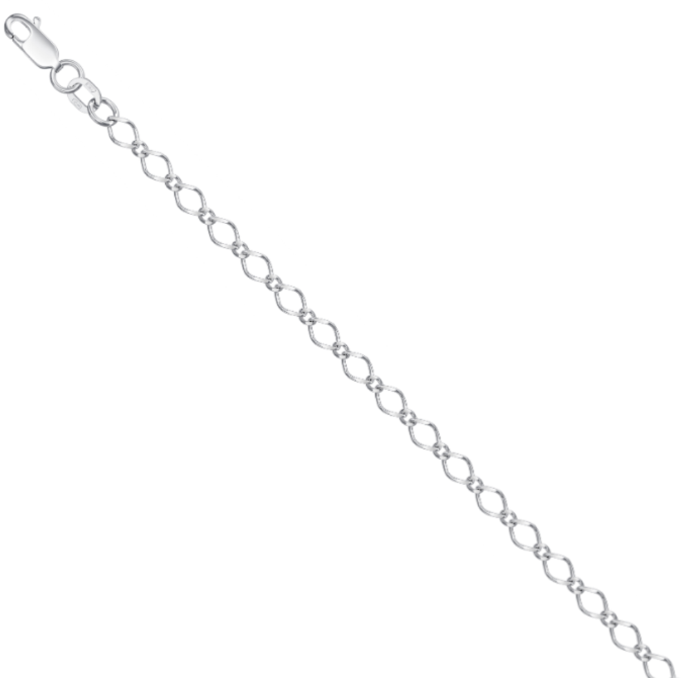 Цепь “Нонна одинарная с алмазной гранью”