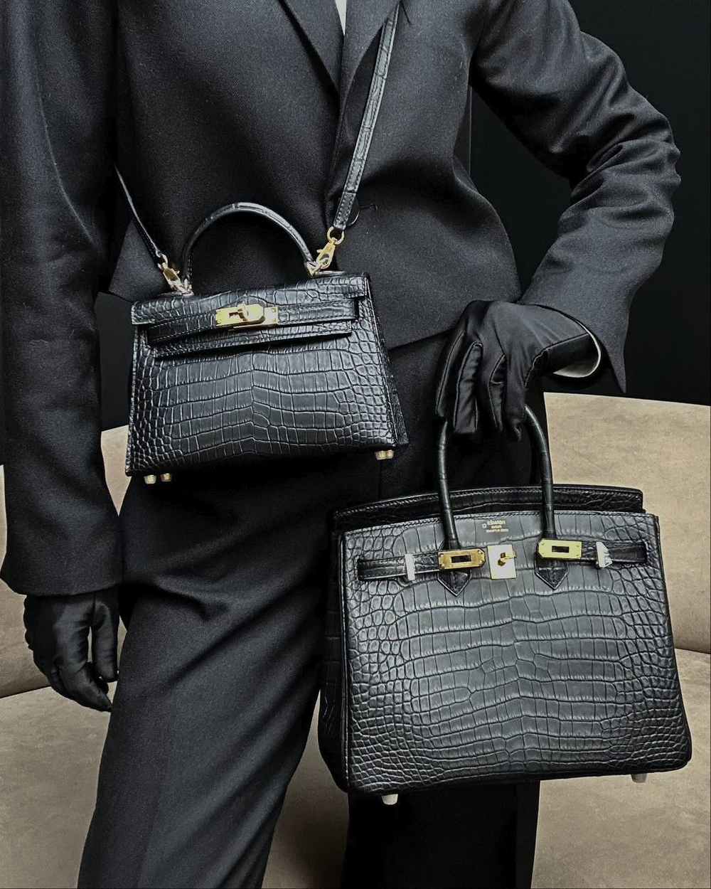Crocco Matt Nero (0,8-1,0 мм), цв. Черный, натуральная кожа