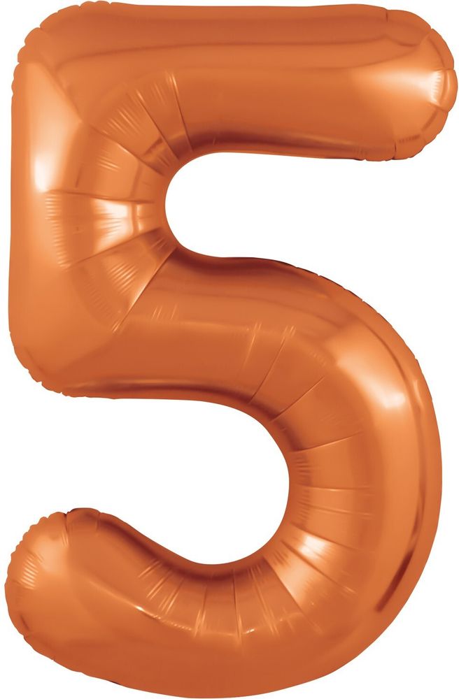 Ag (40&#39;&#39;/102 см) Цифра, 5 Slim, Папайя, 1 шт. в уп.