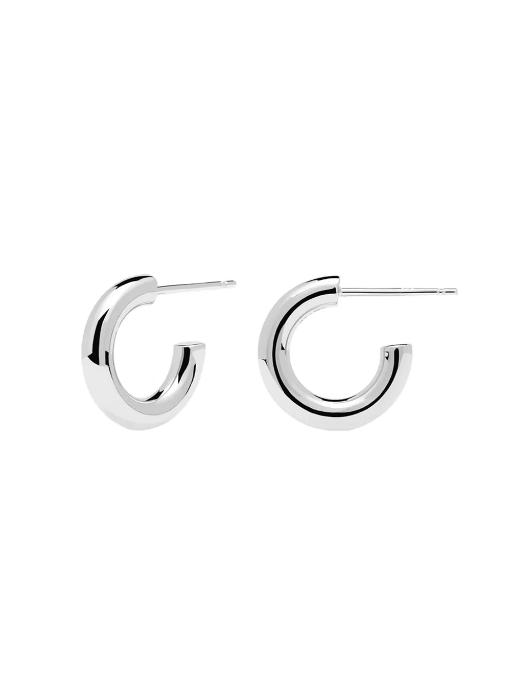 Серьги Mini Cloud Серебро 925 пробы покрытое родием