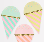 Тарелки "Мороженое" 8 шт. (26 х 16 см)