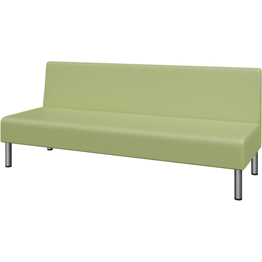 Диван MV_Юнит-Док (U3H) 3-м, б/подл. к/з св.зеленый Oregon19