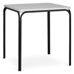 Стол обеденный ror, 70х70 см, черный/серый