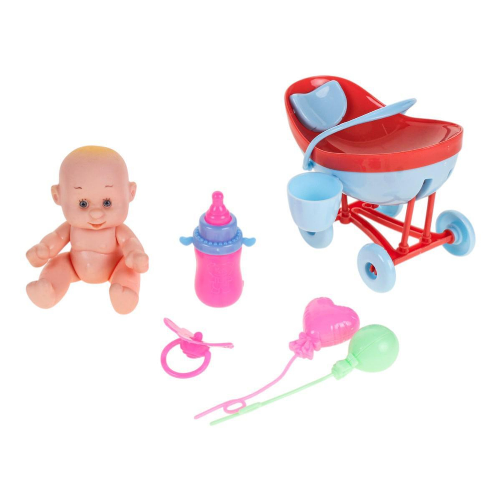 Пупс с аксесс., сетка LD3402D-16A