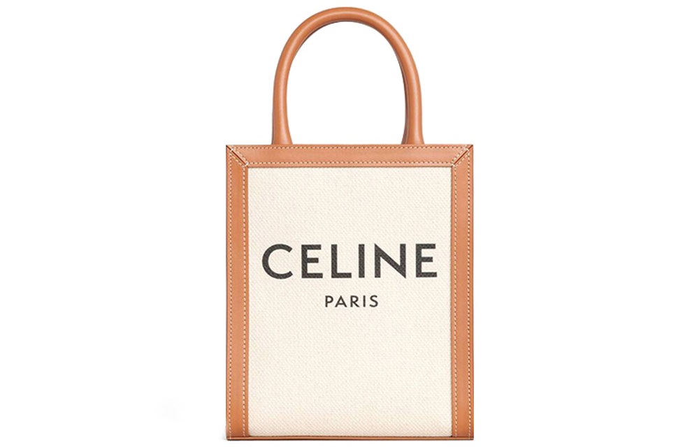 Celine logo tote bag best sale