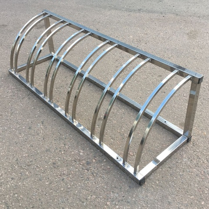 Велопарковка №56, на 6 мест, 1700*510*510 мм., из нержавеющей стали