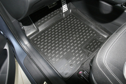 Коврики Standard, в салон KIA Cee'd (II), 2012-2018, 4 шт. (полиуретан, чёрные) Element.NLC.25.43.210