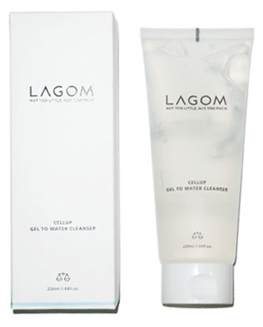 LAGOM Cellup Gel to Water Cleanser очищающий гель для умывания 220мл