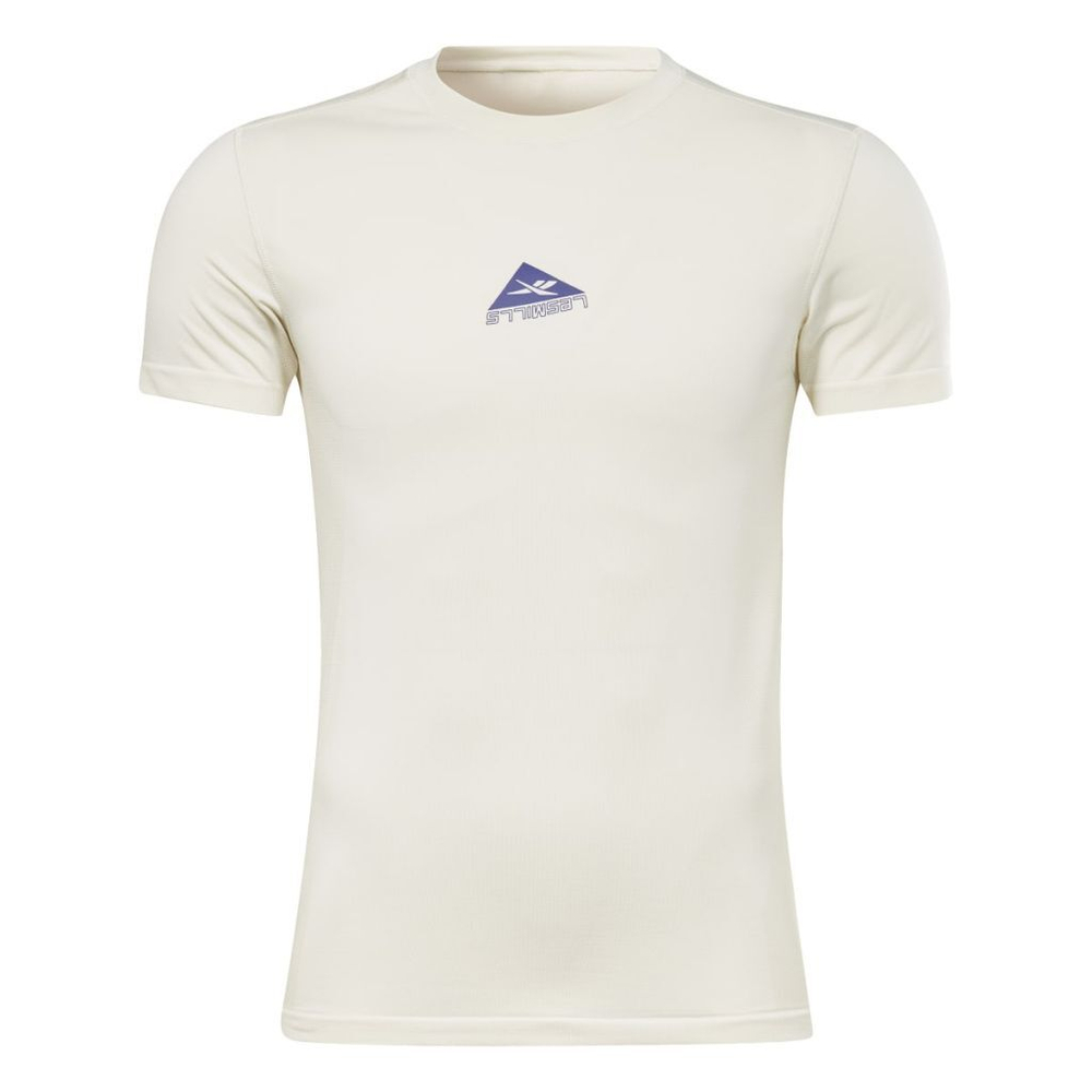 Теннисная футболка Reebok Les Mills Myoknit Tee - classic white