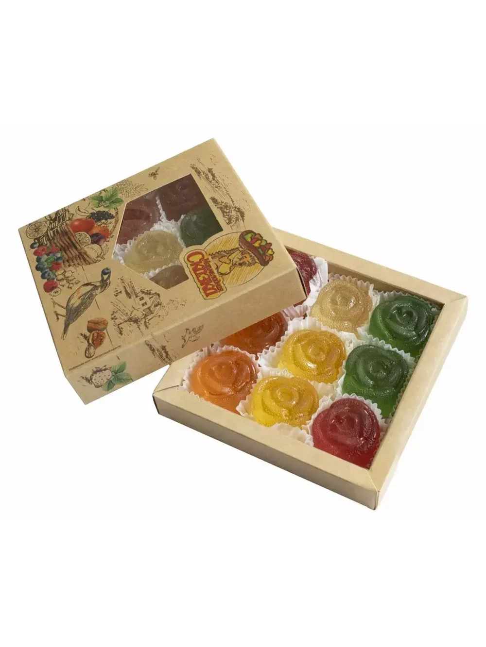 Мармелад Ассорти фруктовые вкусы 300гр