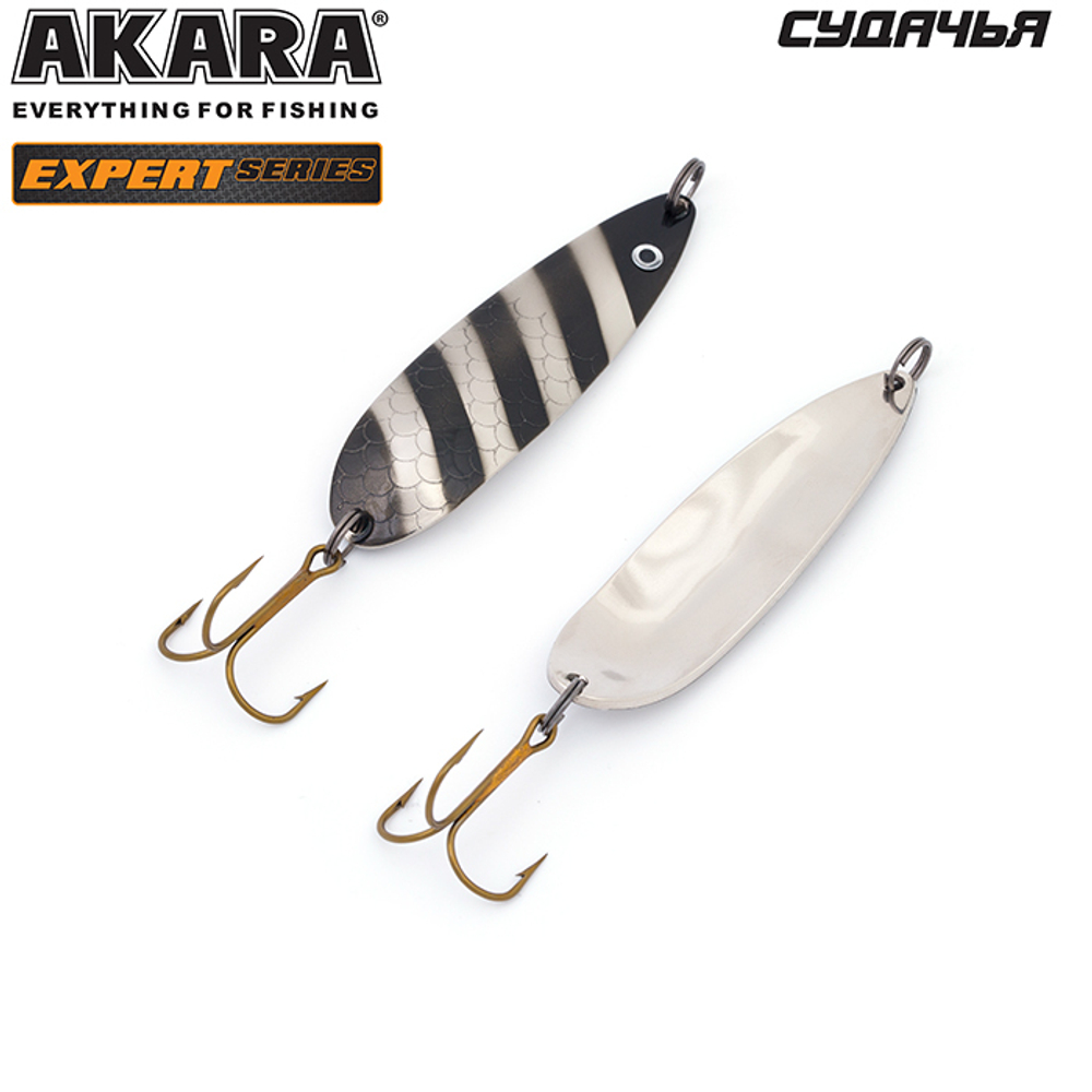 Блесна колебалка Akara Expert Судачья 70 мм 17 гр. 14/SIL