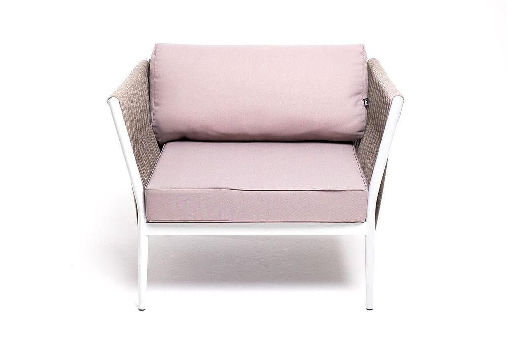 "Касабланка" модульная лаунж-зона из роупа (веревки), каркас из алюминия