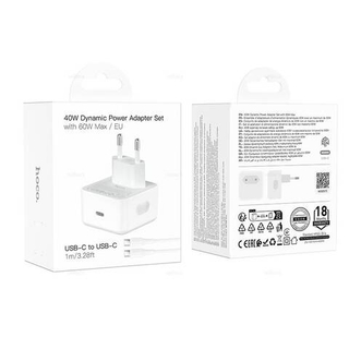 Hoco C161A Speed PD40W зарядное устройство набор (Type-C на Type-C)