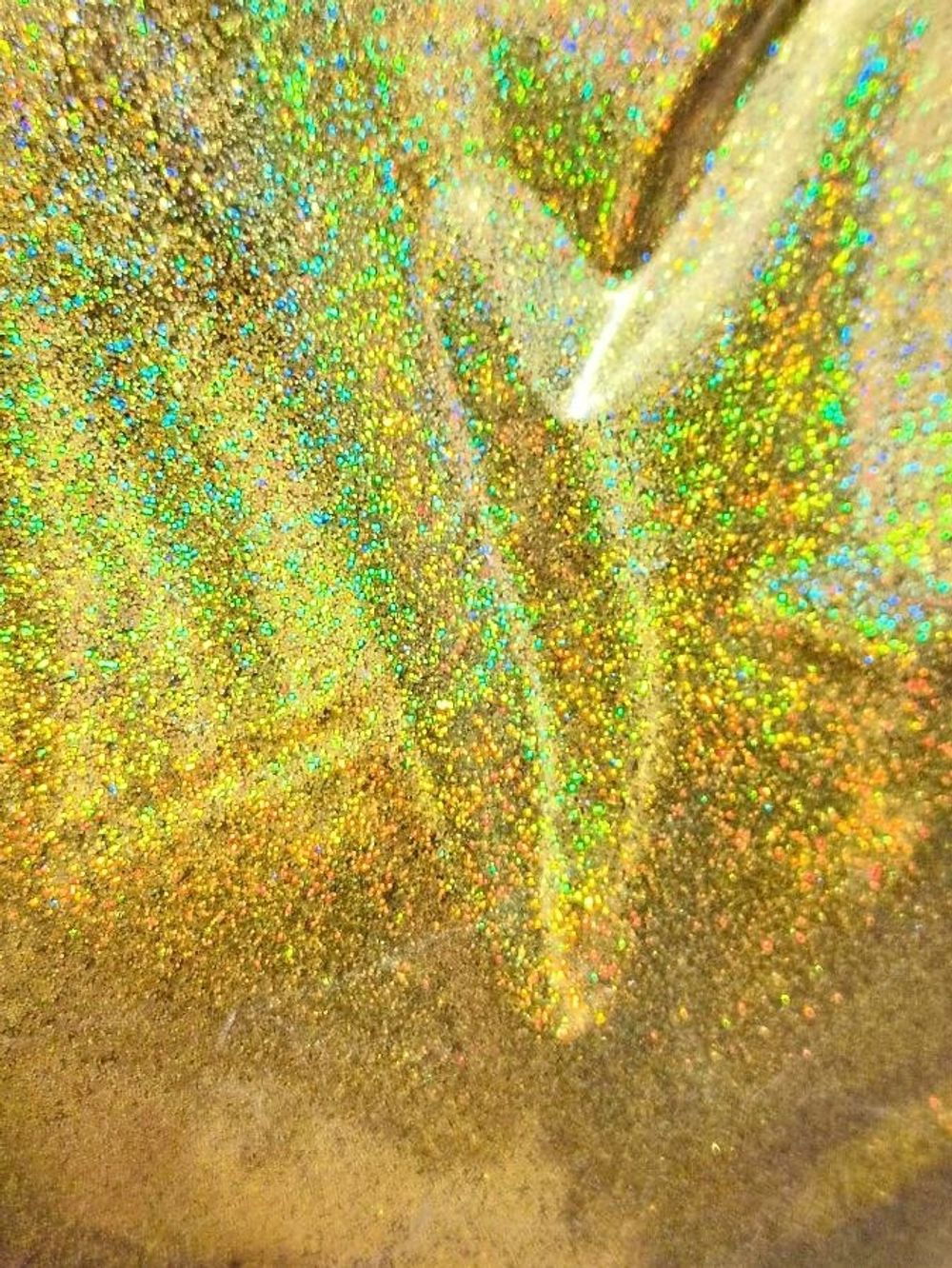 Блёстки Глиттеры 802-1.0мм - Золотой голографик - универсальные