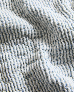 Zara Home - Банное полотенце с тонкой вафельной текстурой, синий, 50х90 см