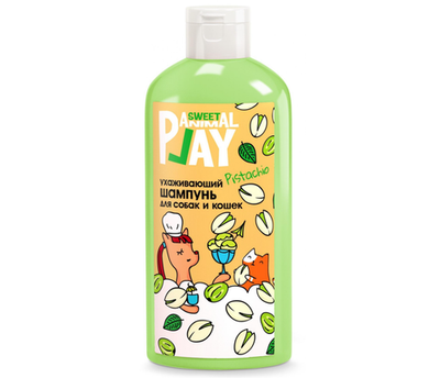 Шампунь "Фисташковый сорбет" Ухаживающий для собак и кошек флакон, 300 мл