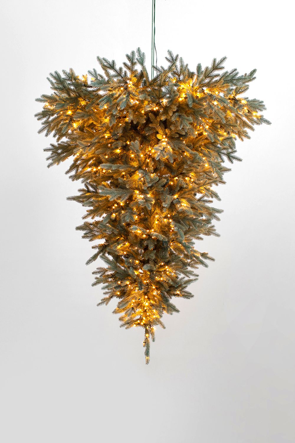 Ель подвесная потолочная «Люстра» с встроенной гирляндой