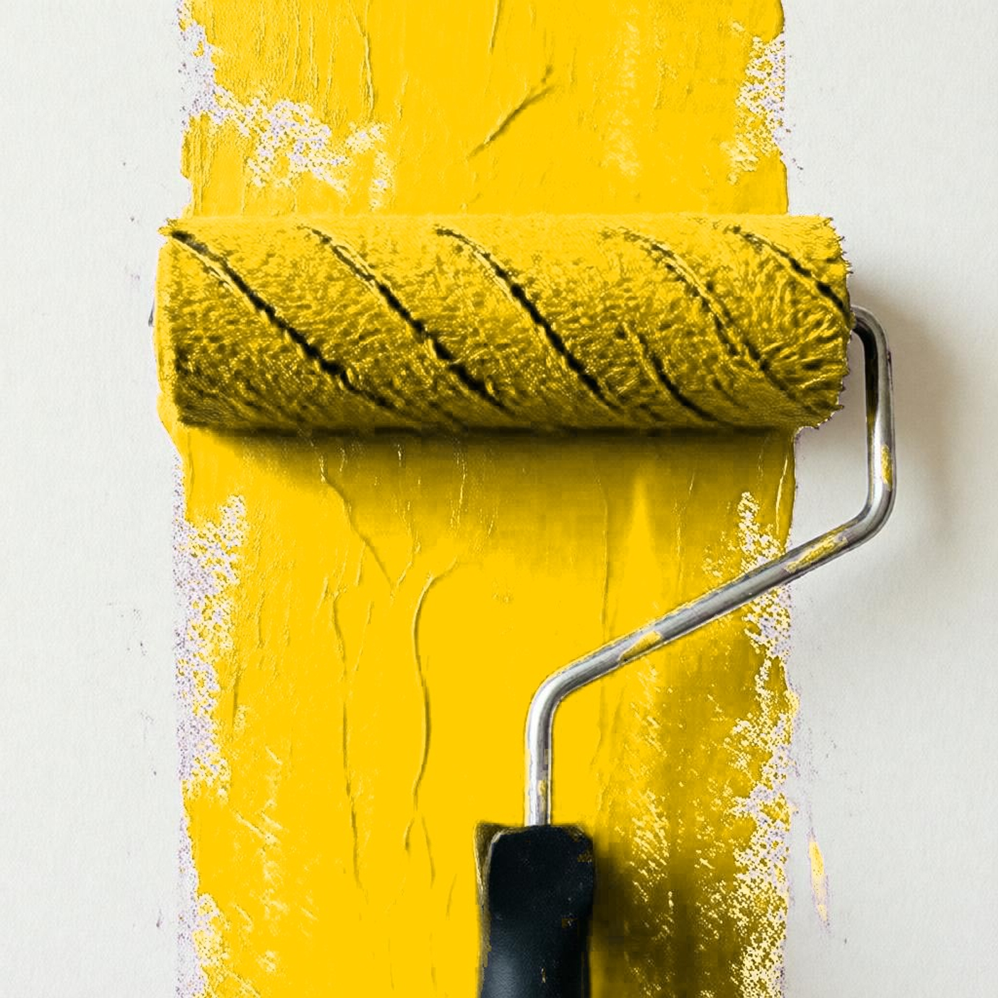 Композитные панели 3 и 4 мм в корпоративном цвете Тинькофф (Pantone 116 C) для объектов в России