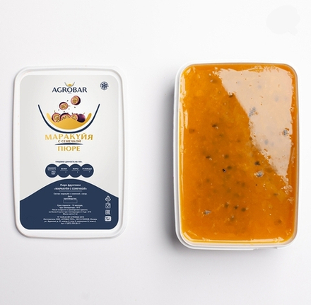 Пюре Маракуйя с семечкой Агробар замороженное, 250гр