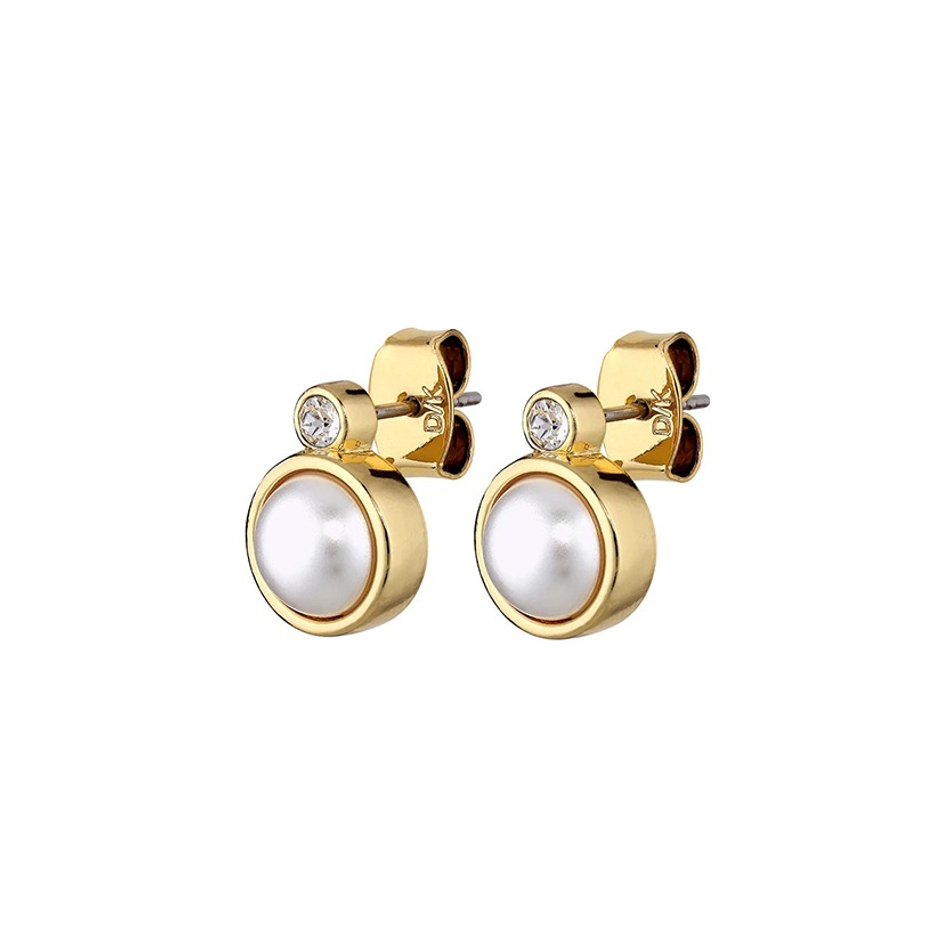 Серьги Dyrberg Kern LONDON SG WHITE PEARL 361065 BW/G