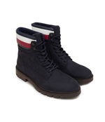 Кожаные трапперы corporate hilfiger nubuck Tommy Hilfiger - темно-синий(FM0FM04801)