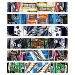 Закладки для книг МАГНИТНЫЕ "RETRO CARS" набор 6 шт. 60x20 мм BRAUBERG (10 штук в упаковке)