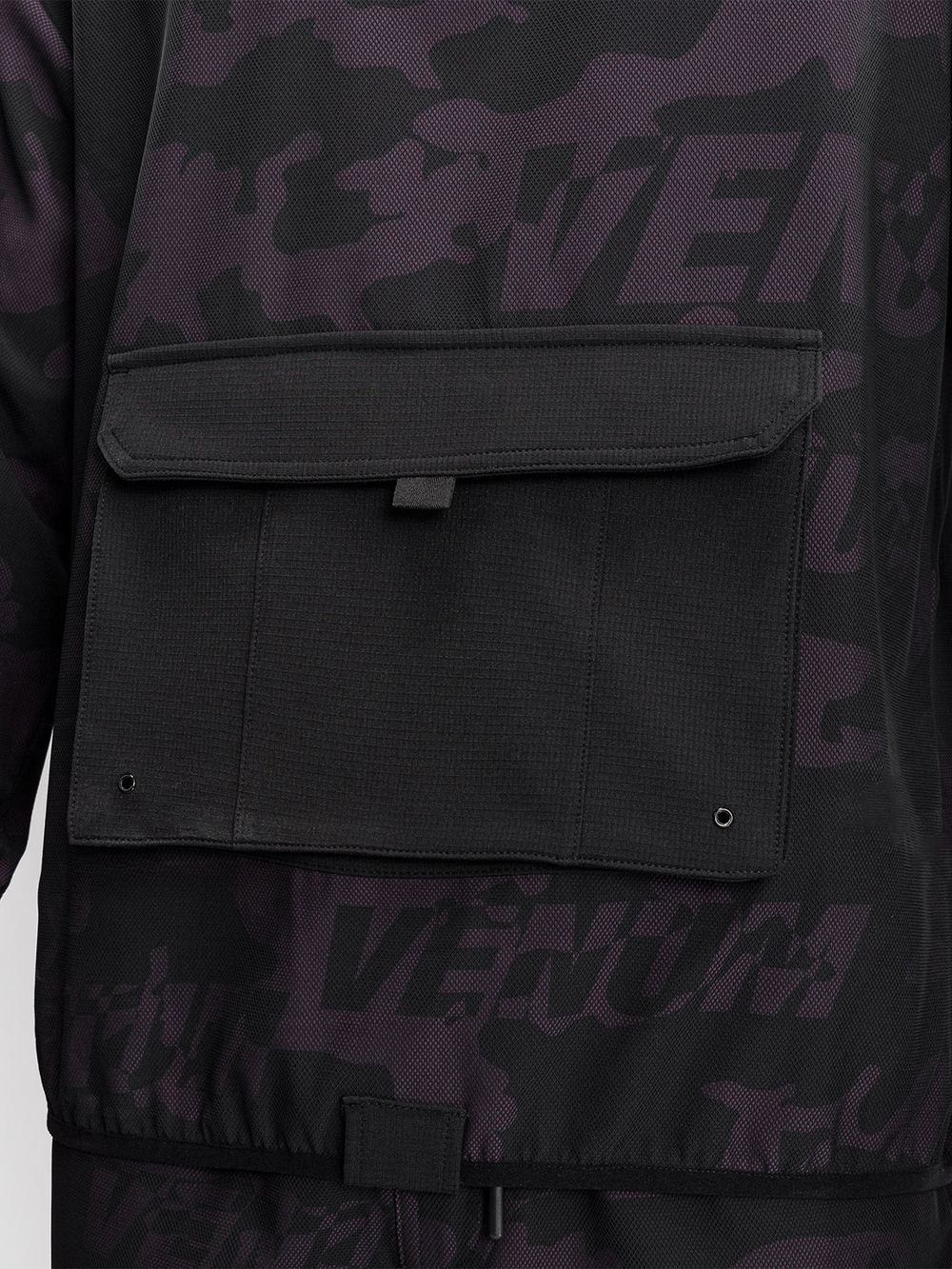 Худи Venum Trooper Black/Deep Purple