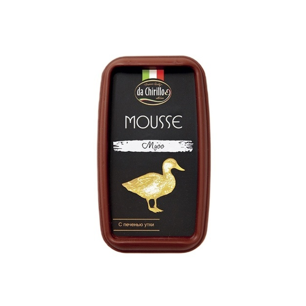 Паштет Da Chirillo Mousse с Печенью Утки 175г