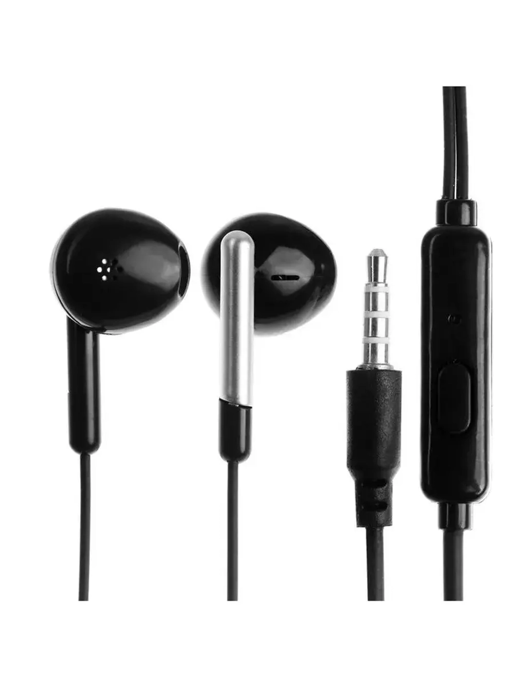Наушники R-8, проводные, вкладыши, микрофон, 1 м, Jack 3.5 м