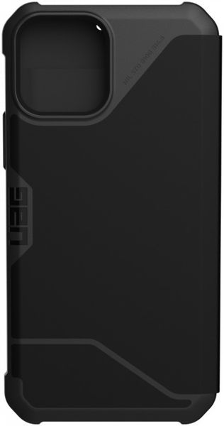 Чехол-книжка Uag Metropolis кожа для iPhone 12/ 12 Pro 6.1" черный (Black) 112356118340