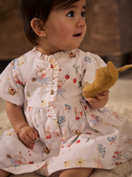 Платье для девочки Next AA8-199, Белый, Розовый