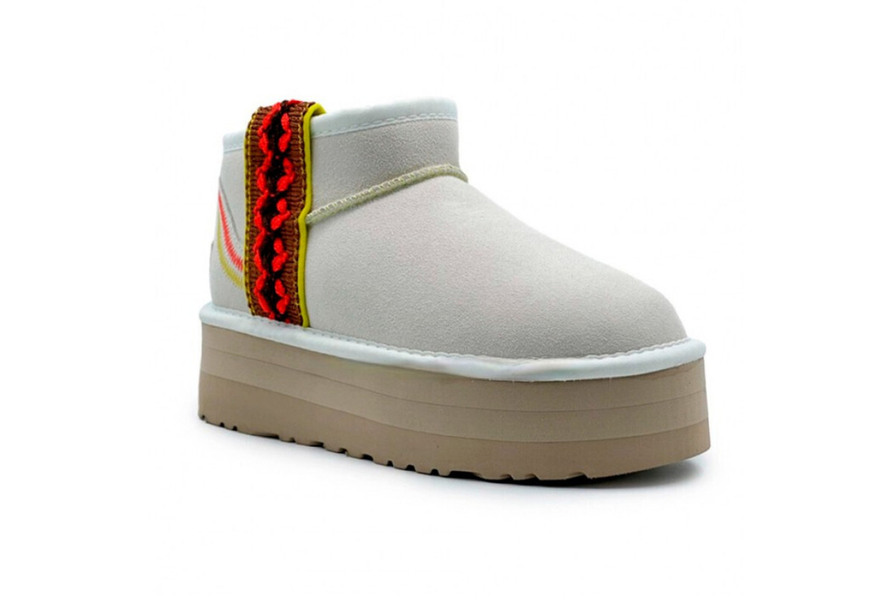 UGG Classic Ultra Mini Braid Platform White