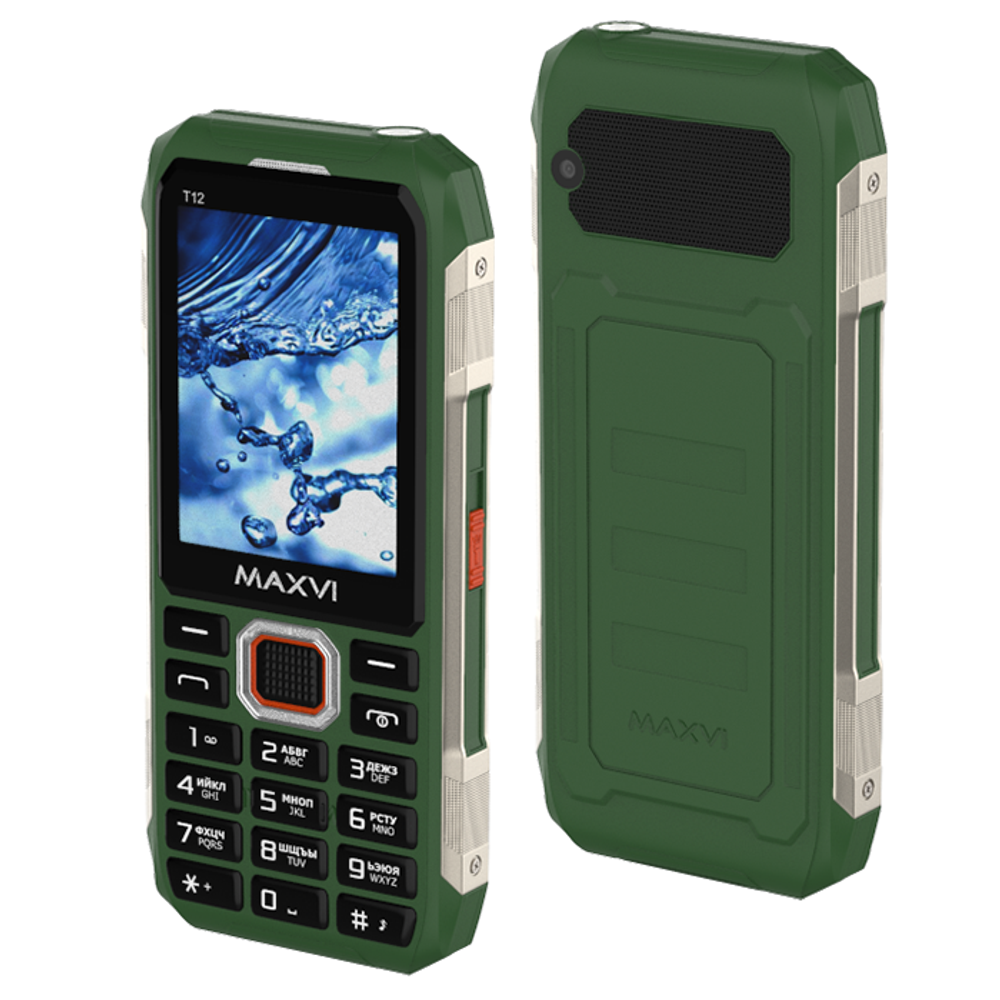 Сотовый телефон Maxvi T12 Green