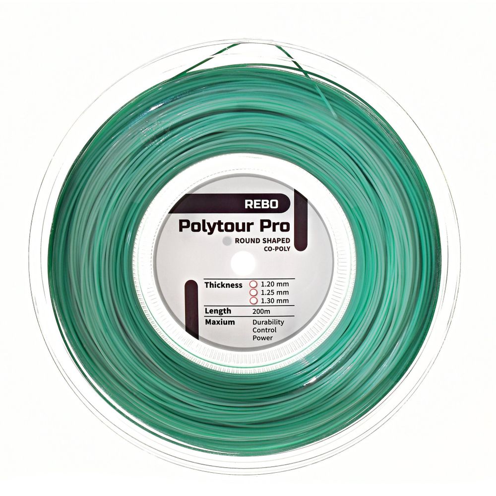 Струны для тенниса REBO POLYTOUR PRO MINT В нарезке (1 натяжка) 11 м