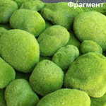 Мох искусственный Дизайн 12 "Камешки", ширина 1м, рулон 1м