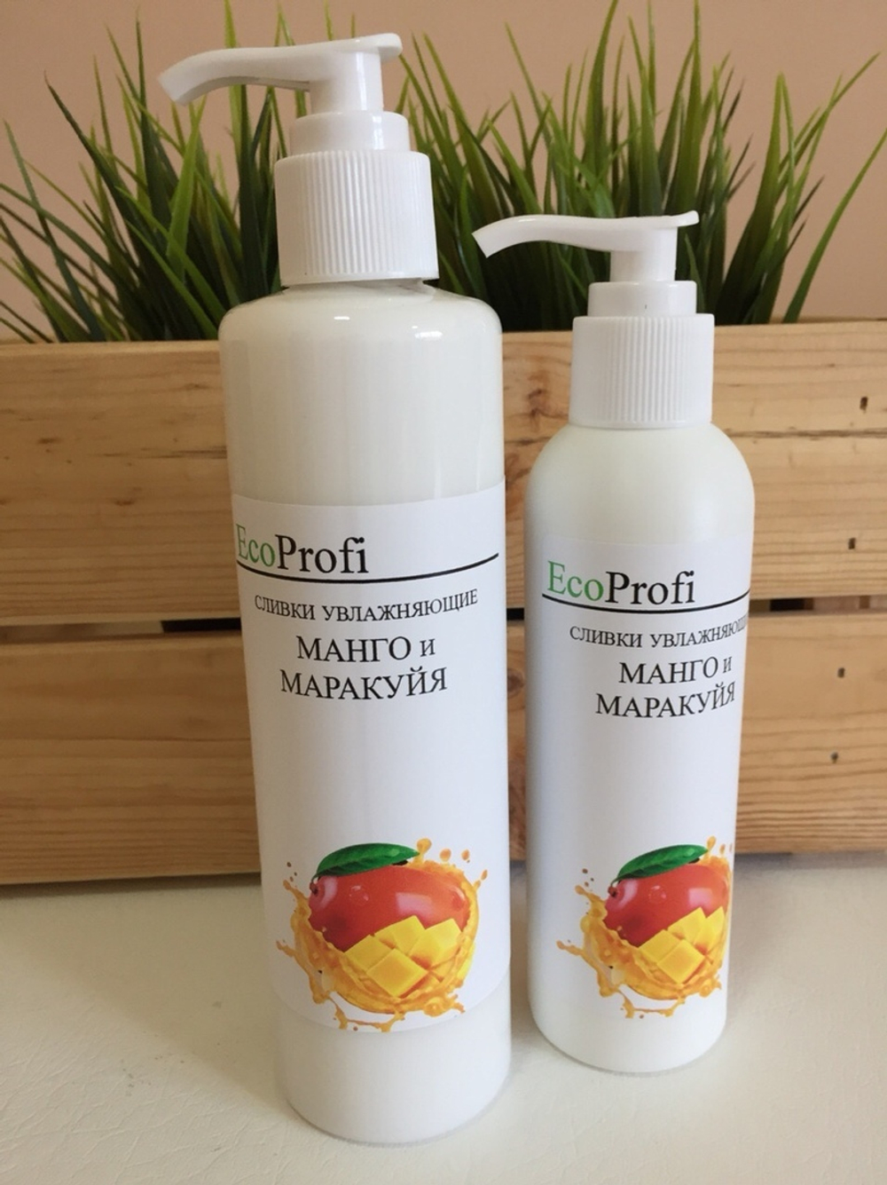 EcoProfi Сливки  увлажняющие Манго и Маракуйя 200 мл